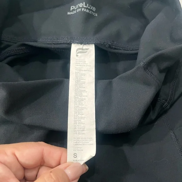 Fabletics PureLuxe Black Leggings - Picture 2 of 3